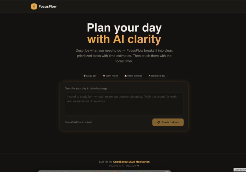 FocusFlow – screenshot 1