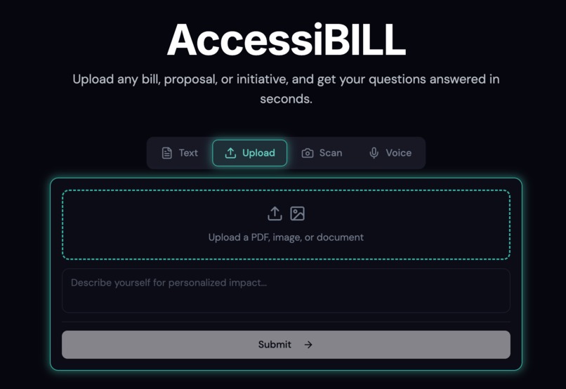 AccessiBILL – screenshot 2