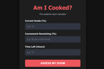 am i cooked?