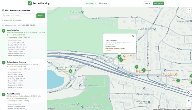 SecondServing – screenshot 3