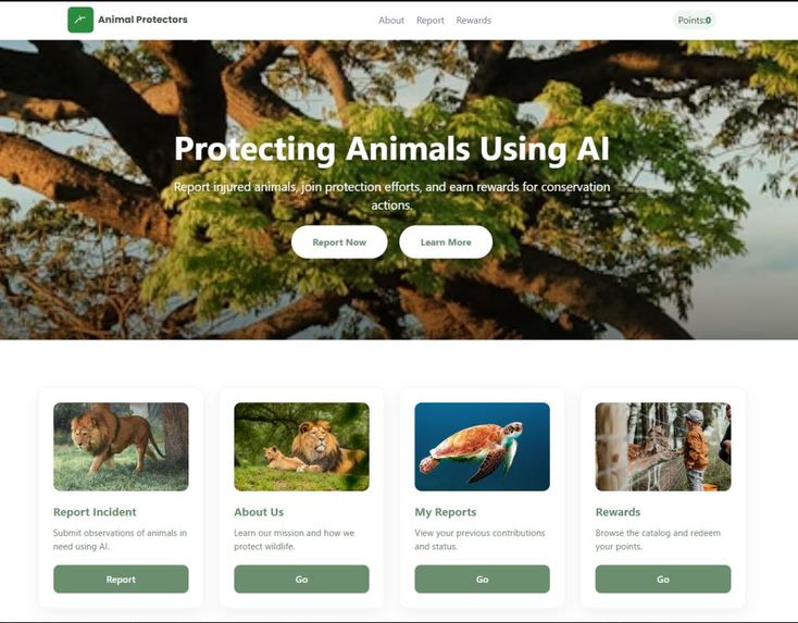 Protecting Animals with AI | Animal Protectors – screenshot 1