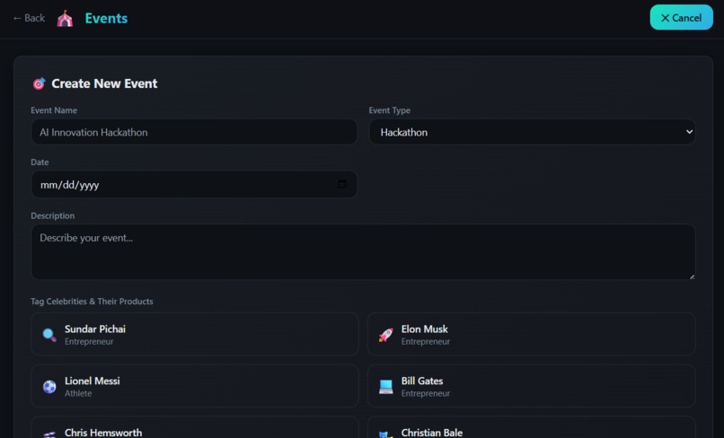 CelebConnect – screenshot 1