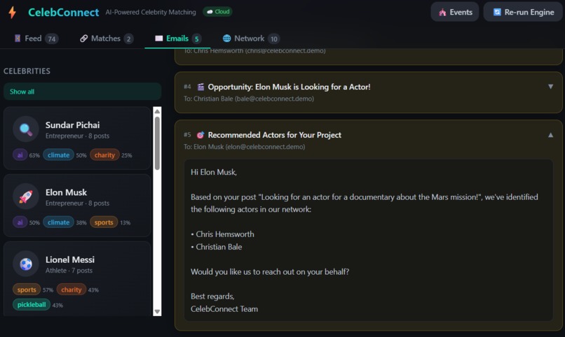 CelebConnect – screenshot 3