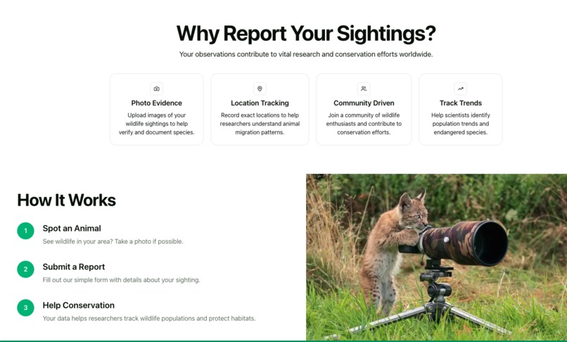 Wildlife Tracker – screenshot 2