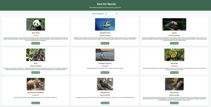 Save Our Species – screenshot 1