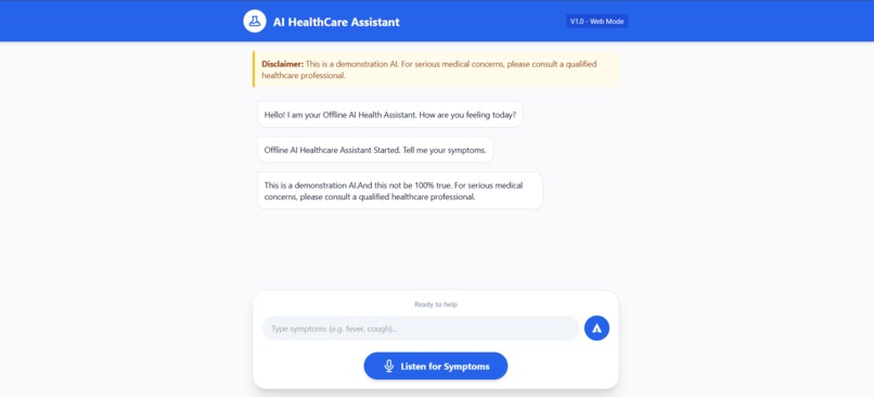 AI HealthCare Assistant – screenshot 1