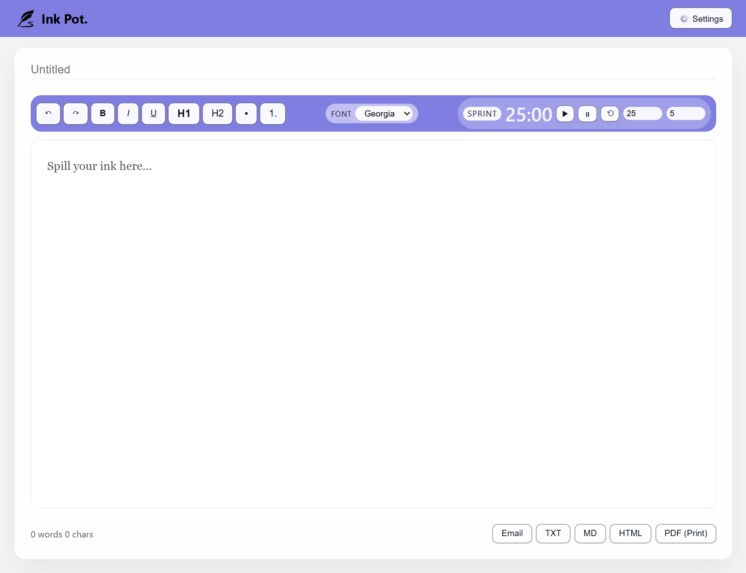 Ink Pot. – screenshot 1