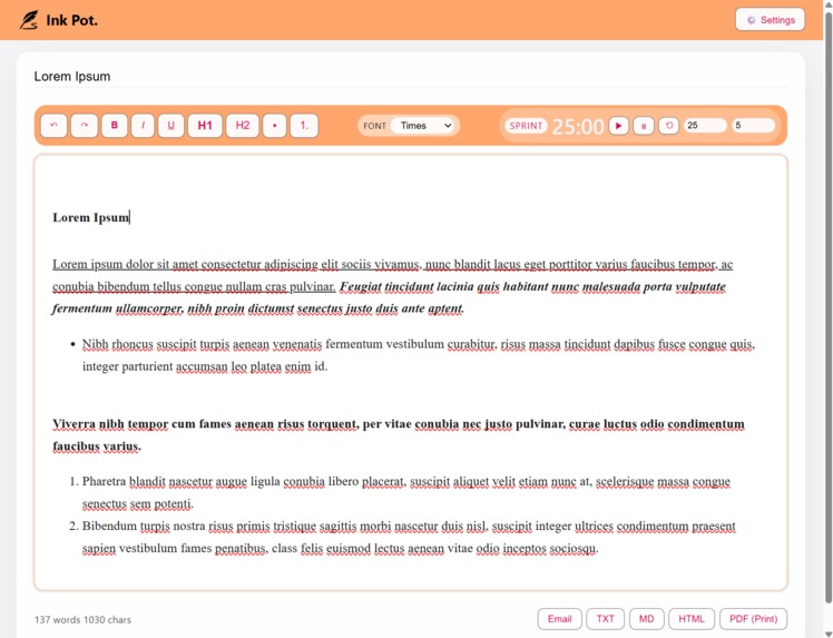 Ink Pot. – screenshot 2