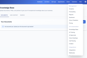 Receptium - Intelligent voice & chat automation