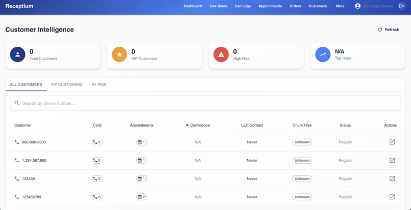 Receptium - Intelligent voice & chat automation – screenshot 6