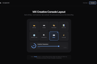 CoPilot Deck — AI Command Center for Logitech MX