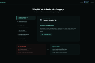 ScrubIn — MR Surgical Training Powered by Logitech MX Ink