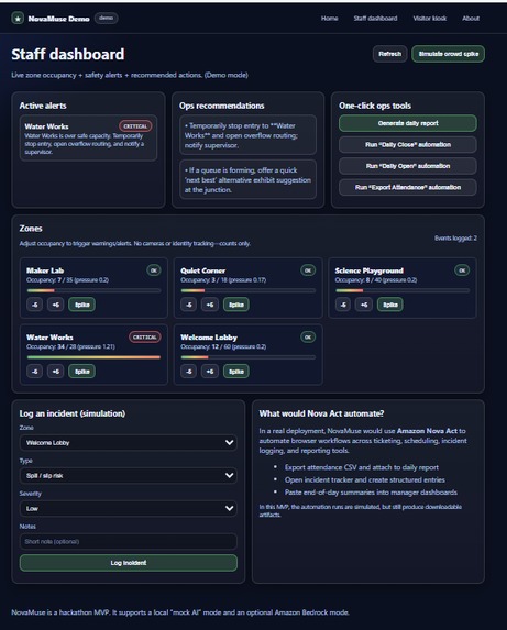 NovaMuse: Children's Museum Co-Pilot – screenshot 1