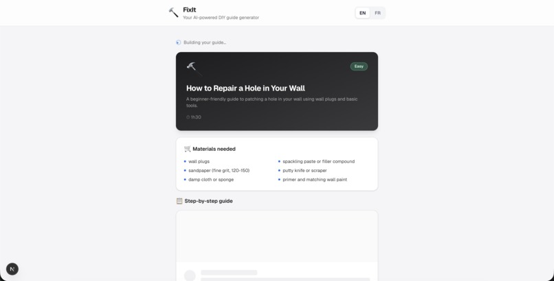 FixIt – screenshot 2