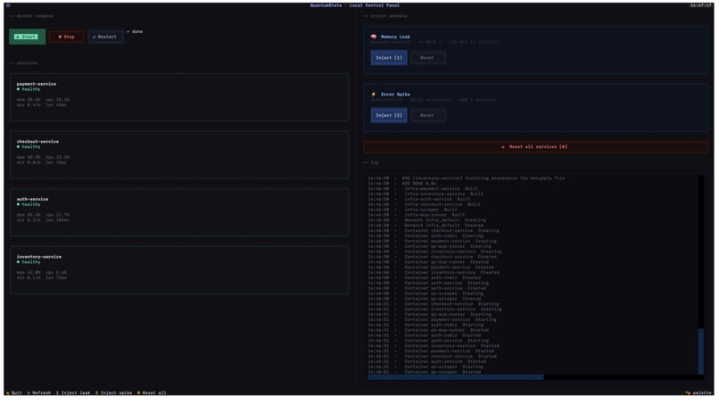 QuantumState : A Self-Healing Incident Response System – screenshot 4