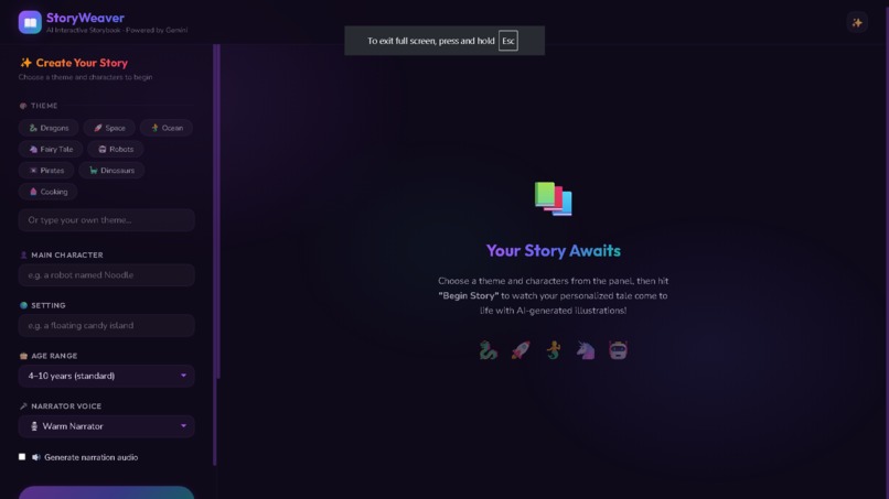 StoryWeaver – screenshot 1
