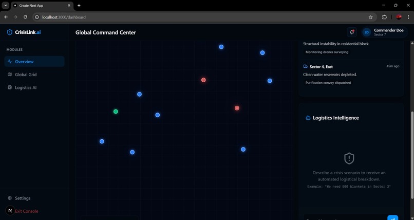 CrisisLink – screenshot 1