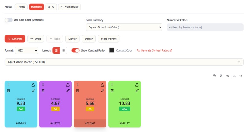 EnigmaEasel - AI Color Palette Generator | Devpost