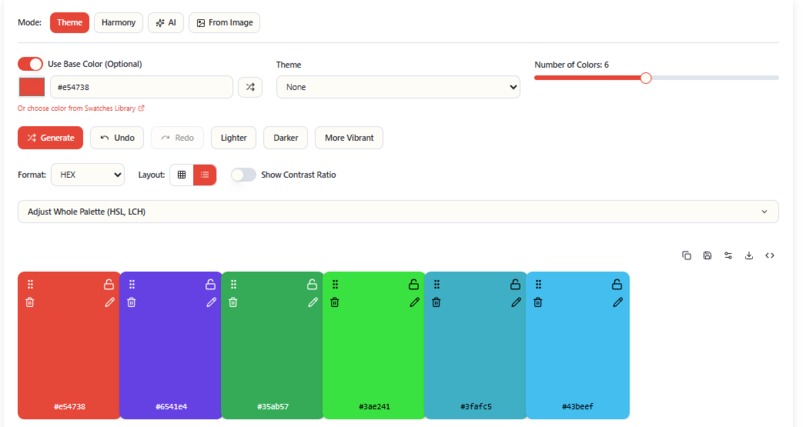 EnigmaEasel - AI Color Palette Generator | Devpost