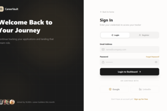CareerVault: Smart Job Tracker
