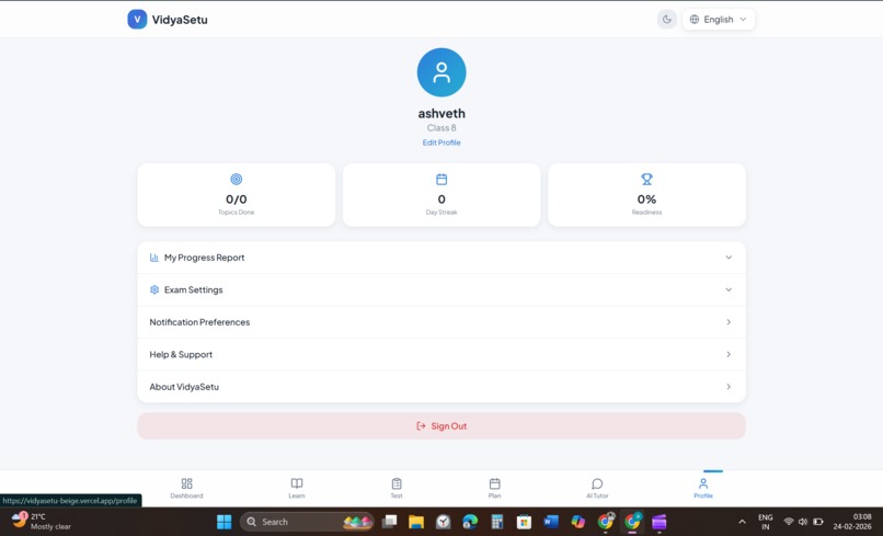 VidyaSetu – screenshot 2