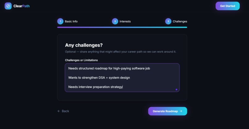 ClearPath — AI Career Navigator for Underserved Youth – screenshot 4
