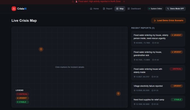CrisisAI — Real-Time Disaster Intelligence Platform – screenshot 3