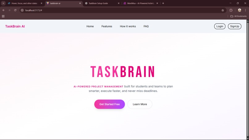TaskBrain AI – screenshot 1