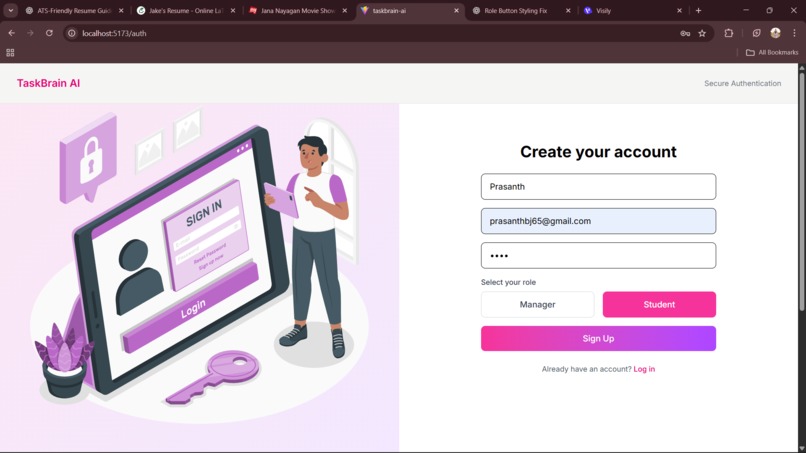 TaskBrain AI – screenshot 2
