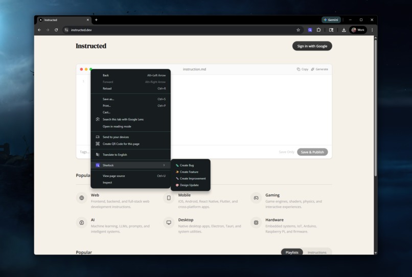 Sherlock – screenshot 1