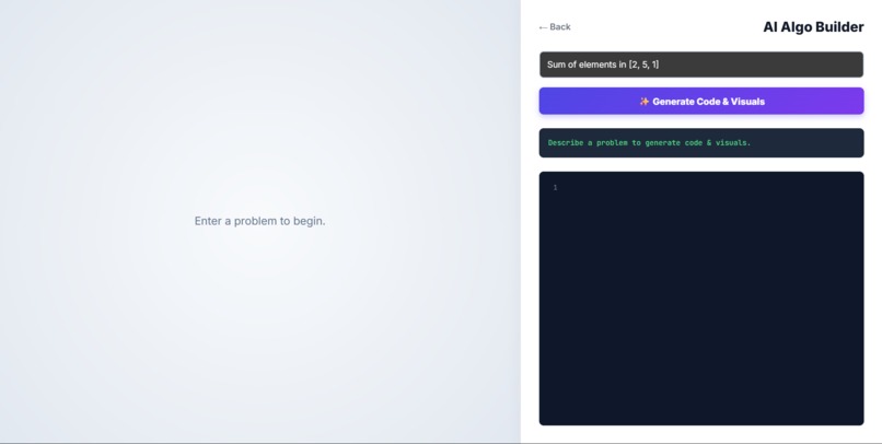 AlgoVerse – screenshot 2