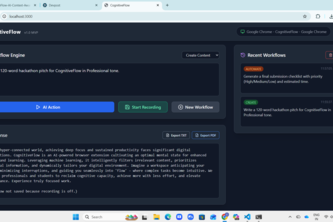 CognitiveFlow – AI Context Workflow Engine