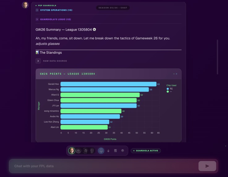 FPL Wrapped Chat – screenshot 2