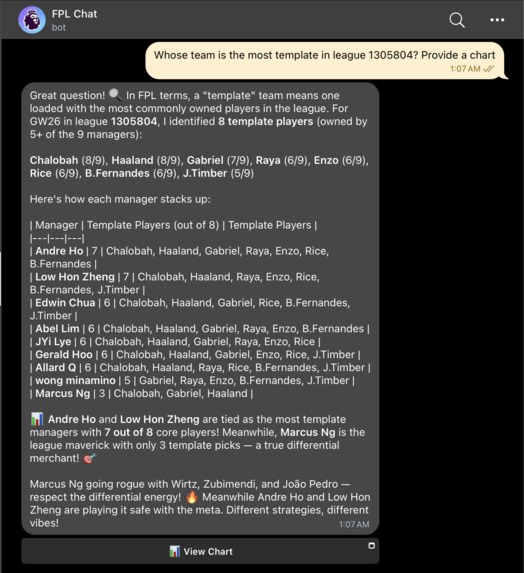 FPL Wrapped Chat – screenshot 4