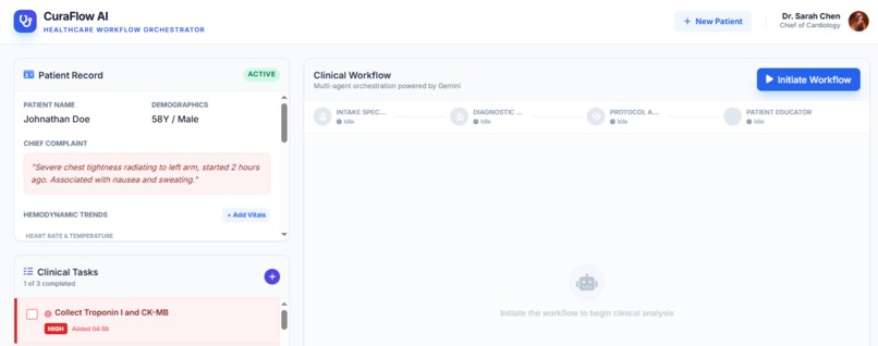 CuraFlow – screenshot 1