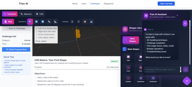 Triax AI – screenshot 2