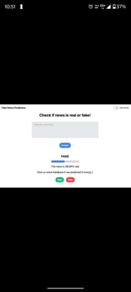 AI-Based Fake News & Misinformation Detector – screenshot 1