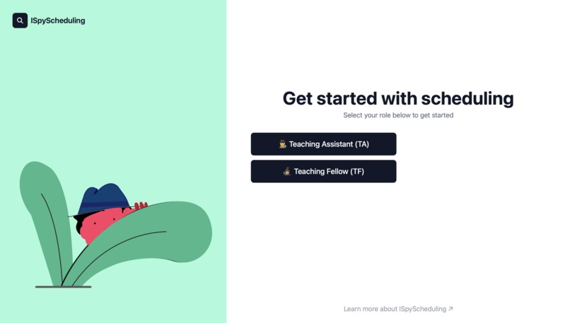 ISpyScheduling  – screenshot 1