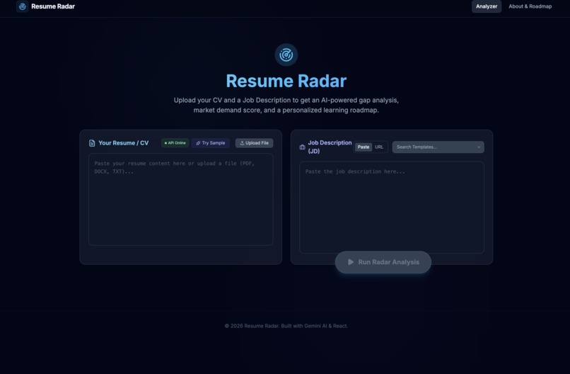 Resume Radar – screenshot 1