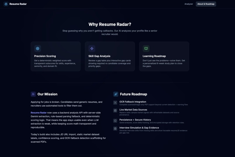 Resume Radar – screenshot 3