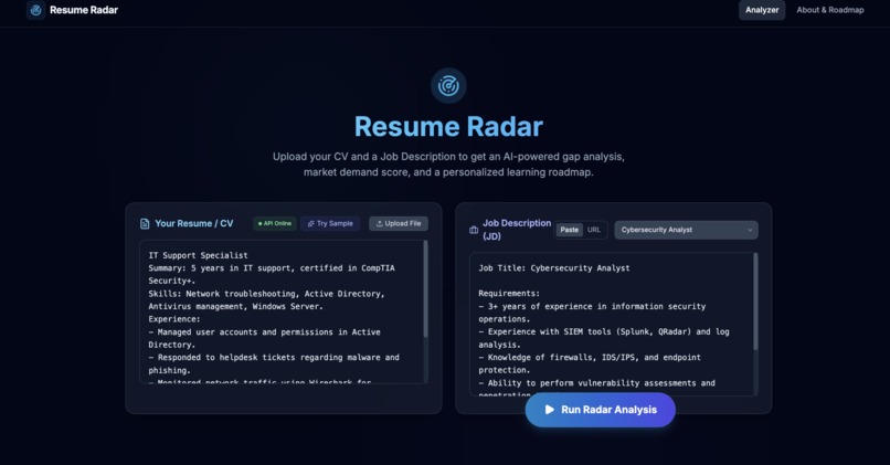 Resume Radar – screenshot 4