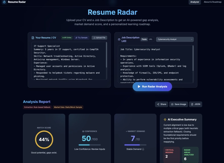Resume Radar – screenshot 6