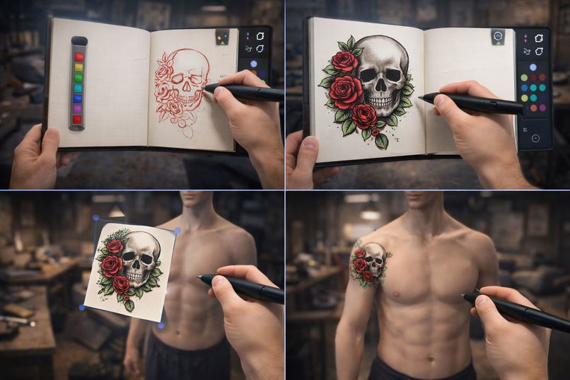 InkBound: Tattoo Training Simulator – screenshot 1
