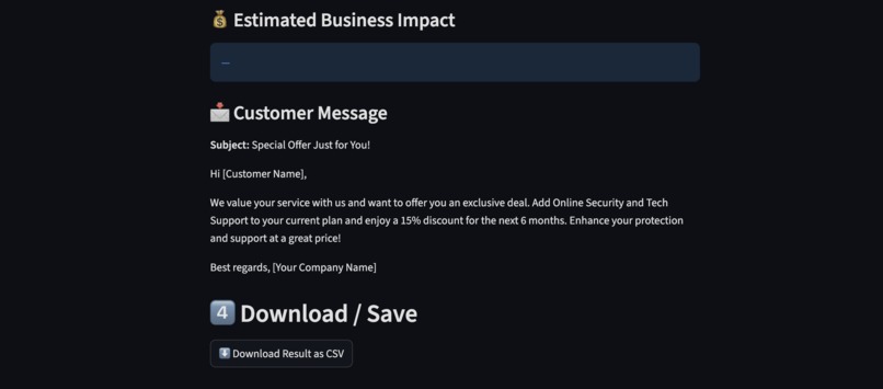SmartRetain AI - Customer Churn Intelligence Agent – screenshot 3
