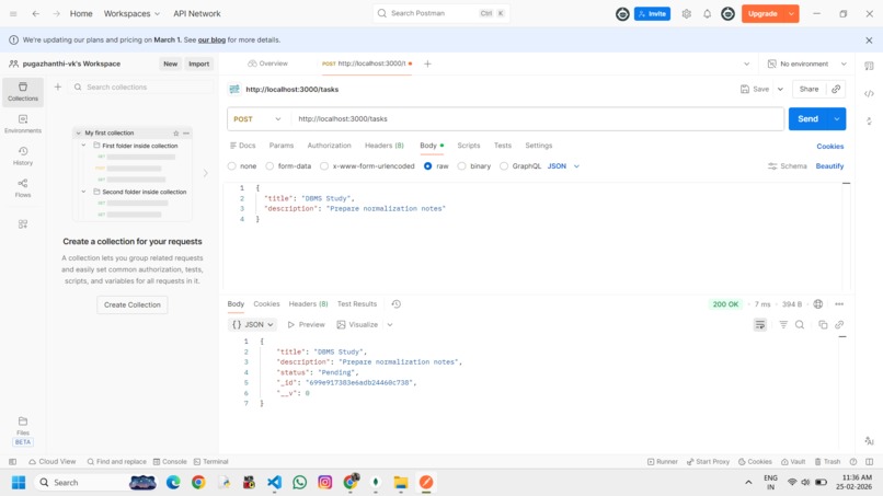 STUDENT TASK MANAGER – screenshot 1