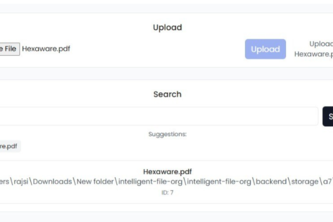 Intelligent File organization System