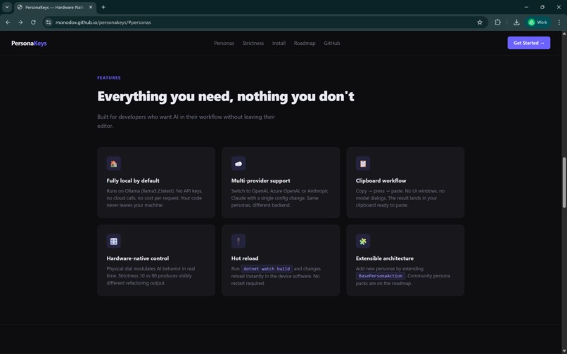 PersonaKeys – screenshot 2