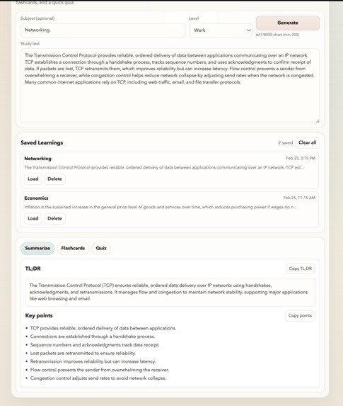 AI Study Helper – screenshot 3