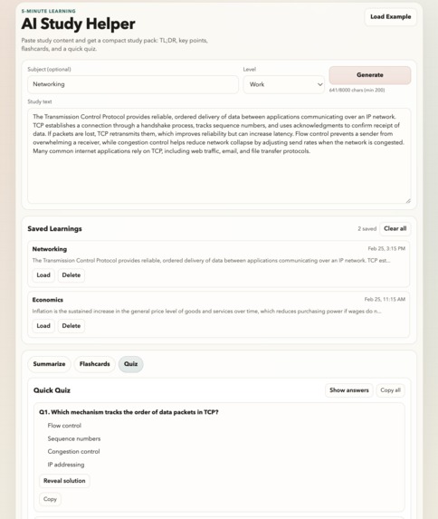 AI Study Helper – screenshot 5
