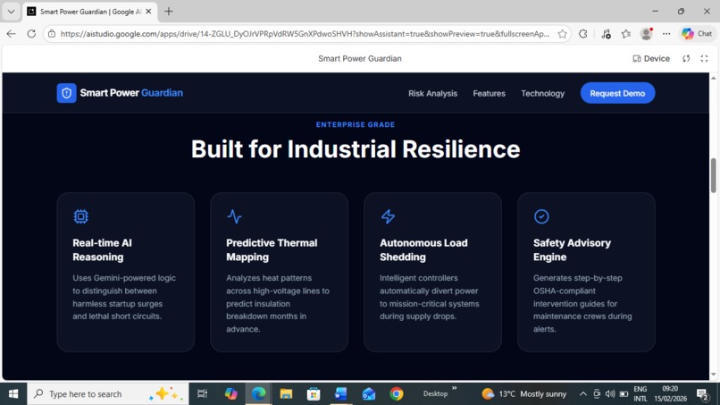 Smart Power Guardian – AI Fault Detection System – screenshot 3